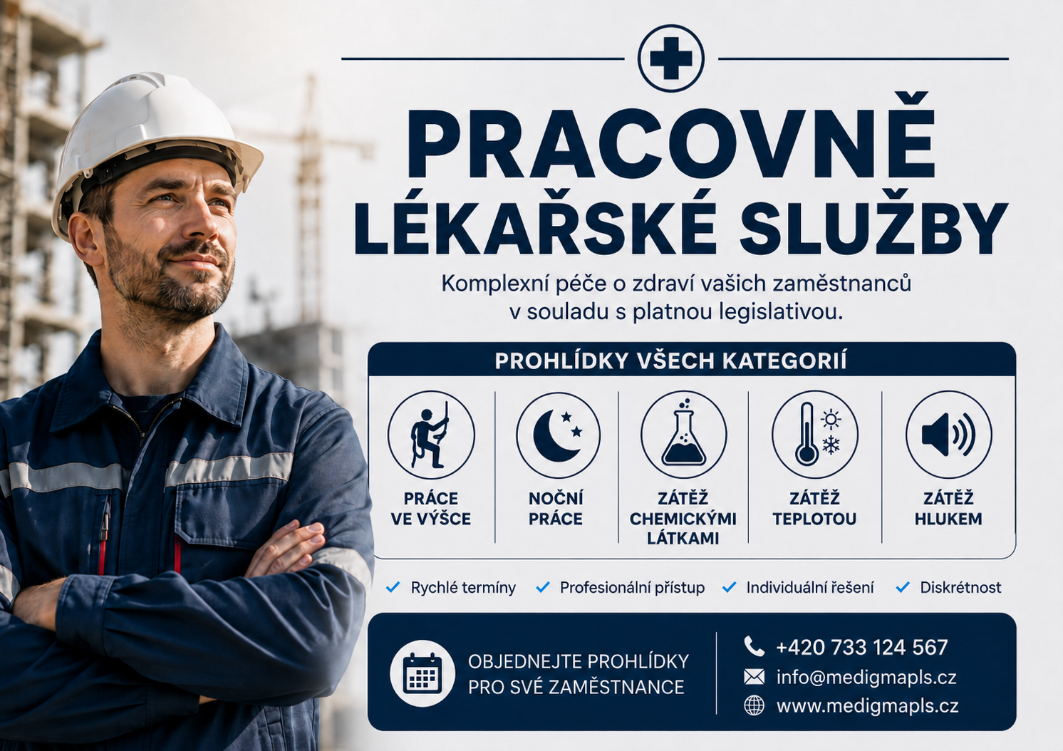 Medigma PLS - Pracovně lékařské služby. Zdravotní prohlídky do práce v Ústí nad Labem